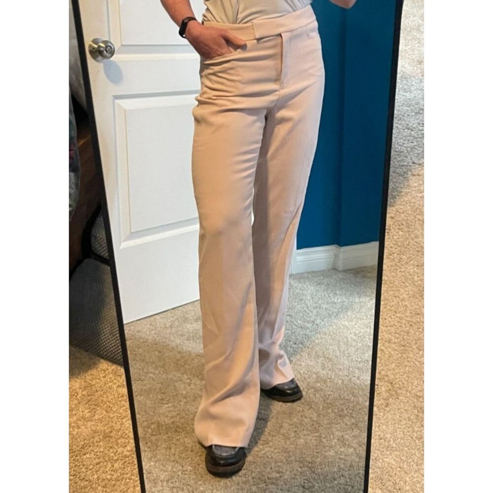 Express Barely Boot Mid Rise Pants Sz 4 Pink